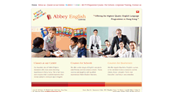 Desktop Screenshot of abbeyenglishcentre.com